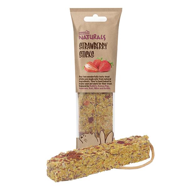 Naturals - Strawberry Sticks 140g 2 Pack