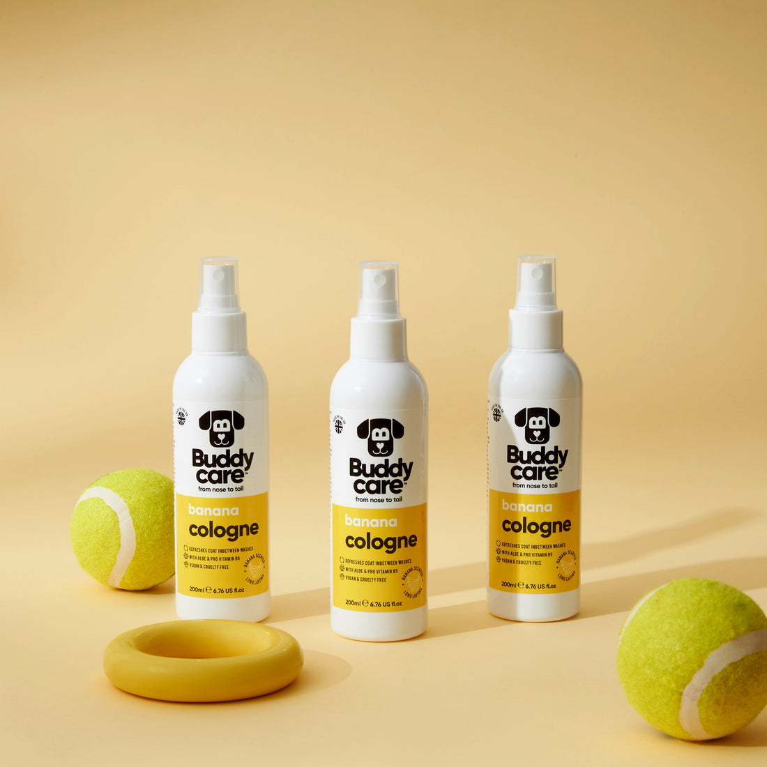 BuddyCare Dog Cologne - Banana - 200ml / 6.76 fl oz
