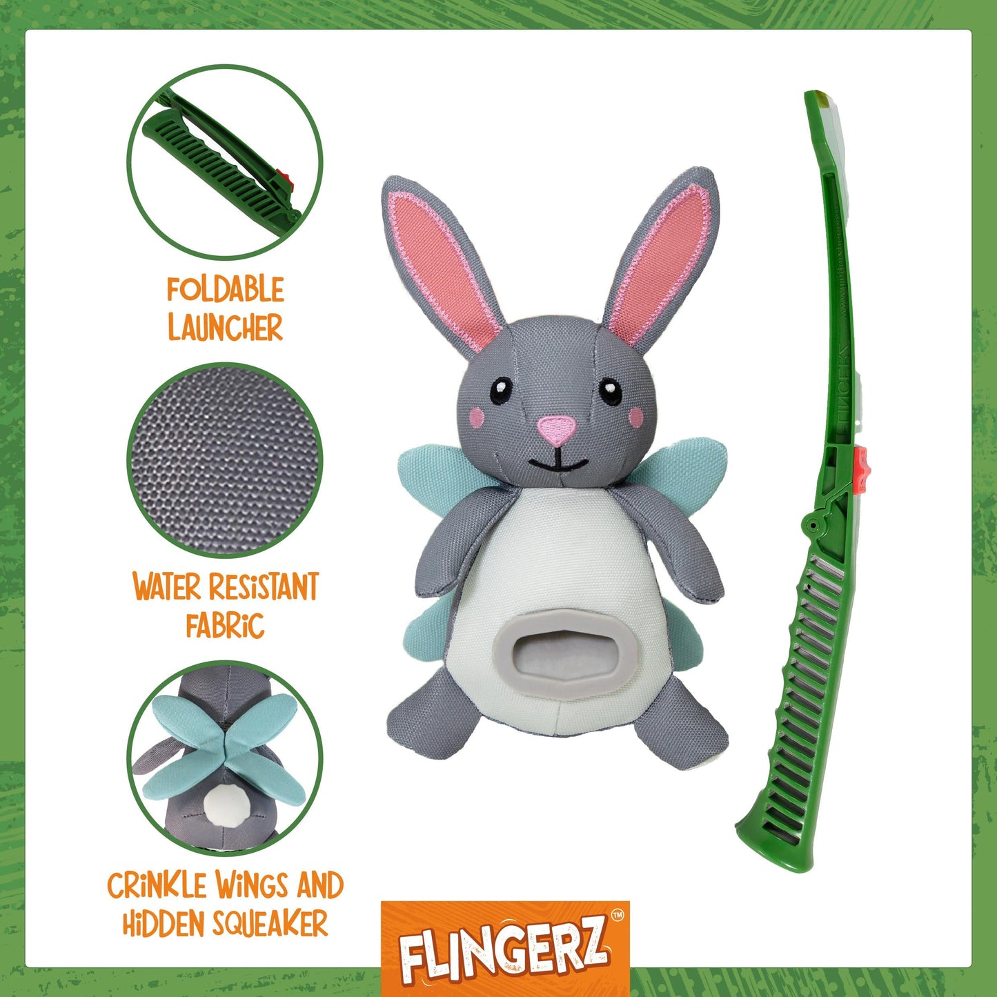 Rabbit Flingerz Throw Toy