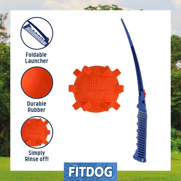 Fitdog Spikey Ball Throw Toy