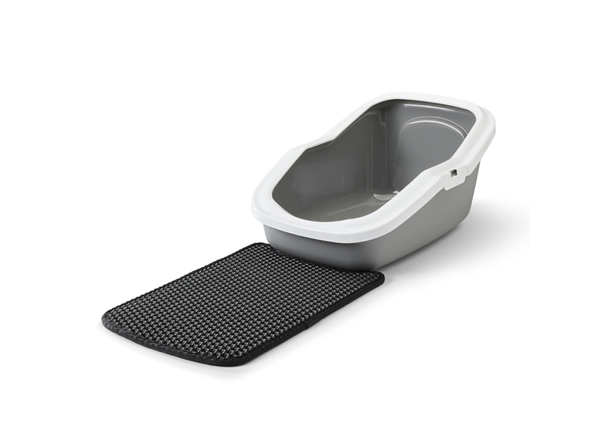 Savic Nestor & Aseo Cat Litter Catcher Mat - black