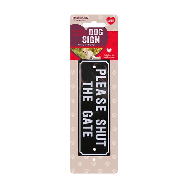 Please Shut The Gate - Sign