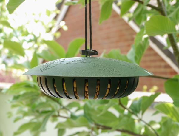 Recycled Hang or Mount Peanut Feeder