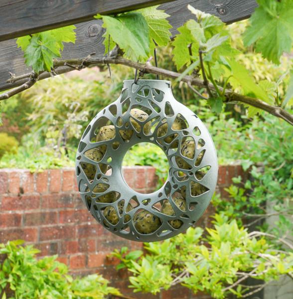Recycled Fatball Ring Feeder