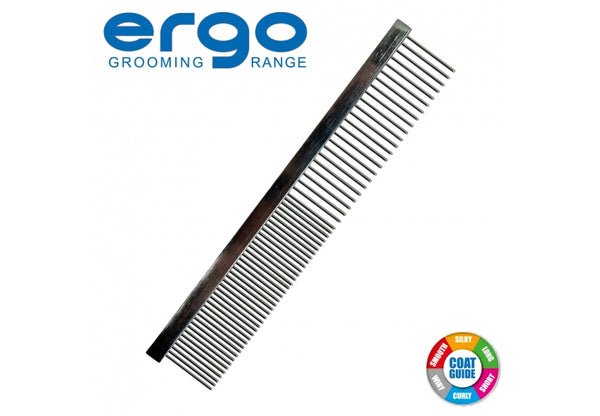 Ancol Ergo Metal Pet Grooming Comb - 18cm