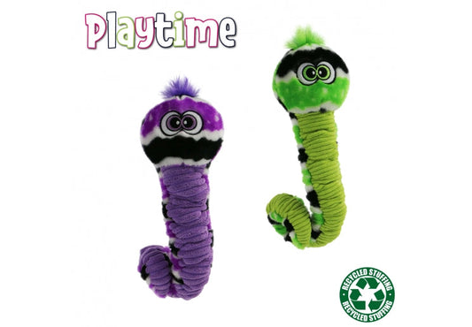Playtime Curly Caterpillar Dog Toy