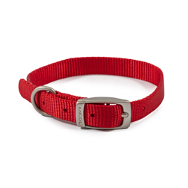 Ancol Viva Red Nylon Dog Collar 28cm - 36cm Size 3 Small