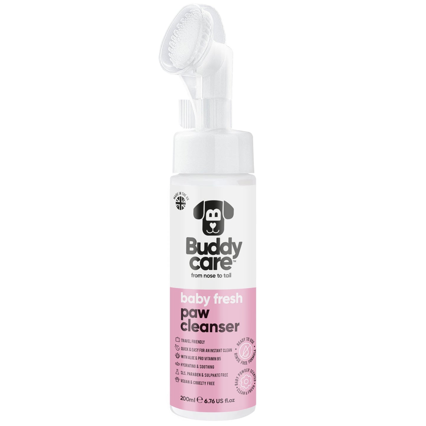 Paw Cleanser with Applicator - Baby Fresh - 200ml
