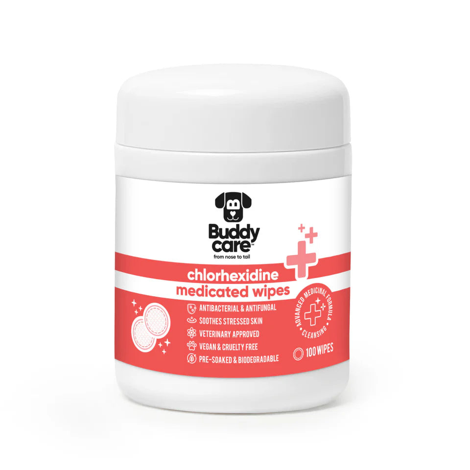 Buddycare Chlorhexidine Wipes (100ct)