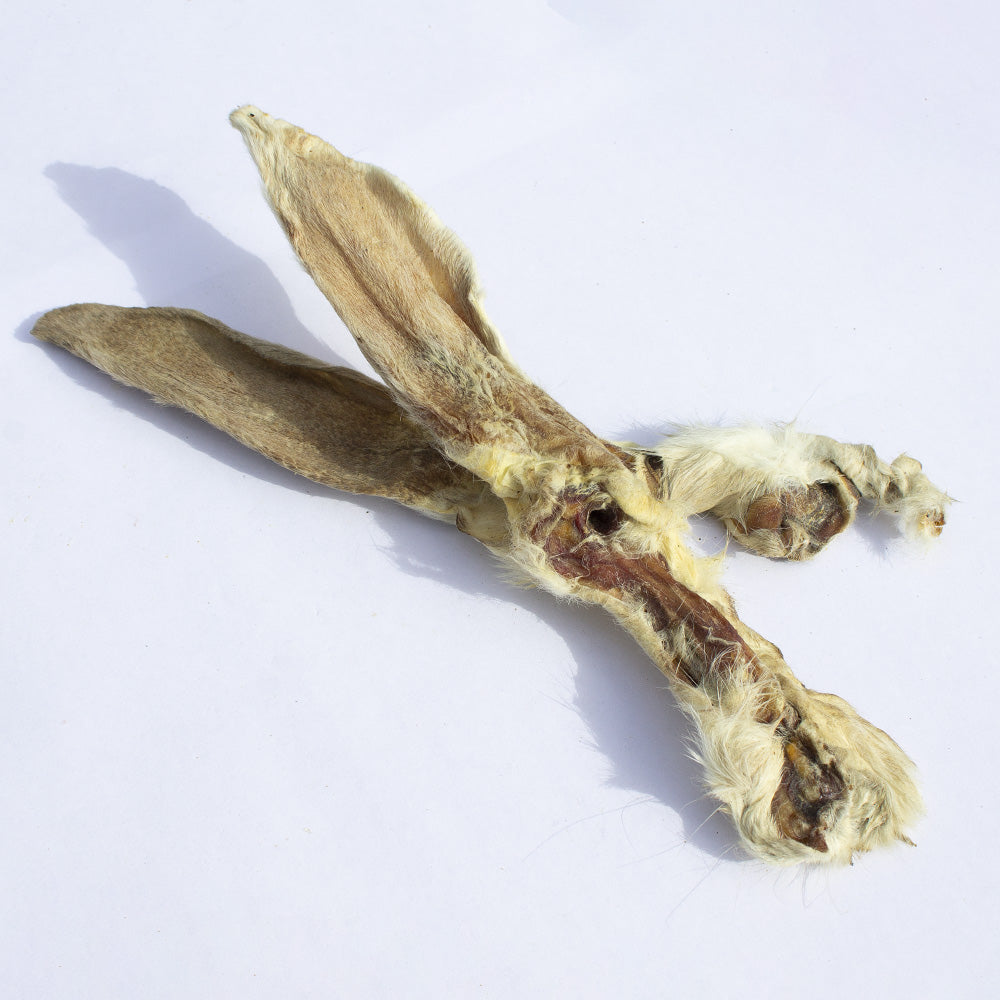 Pure & Natural Rabbit Ears With Hair 1kg
