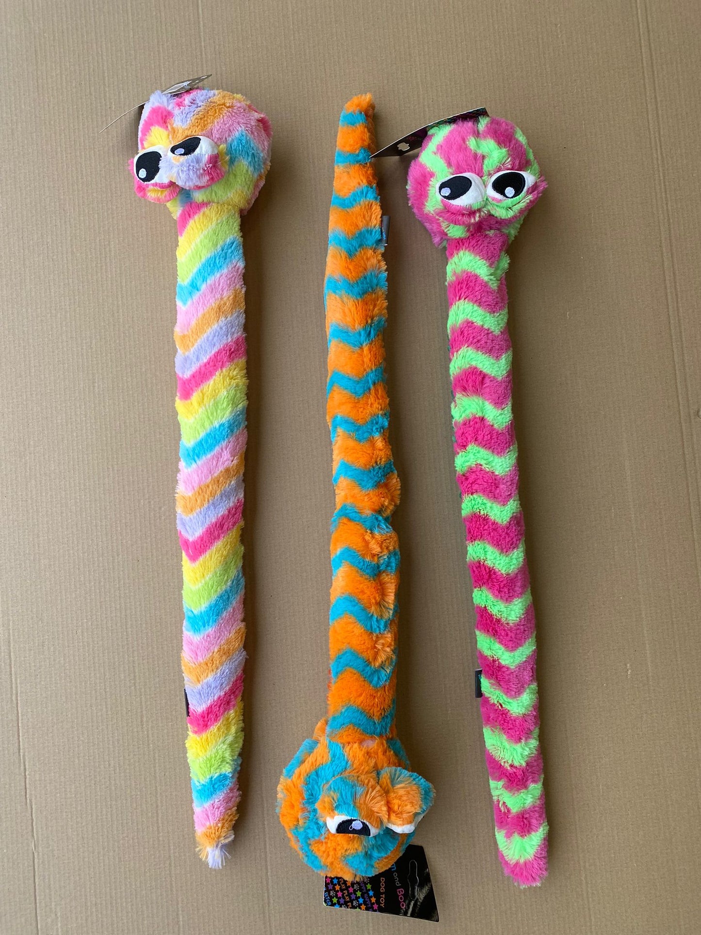 Bright Stripey Snake Plush Toy WIGIG