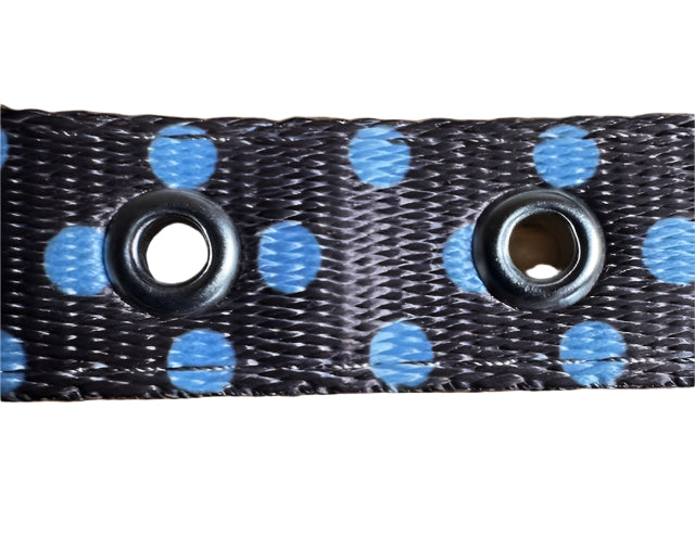 Polka Dot Nylon Collar Brown Medium