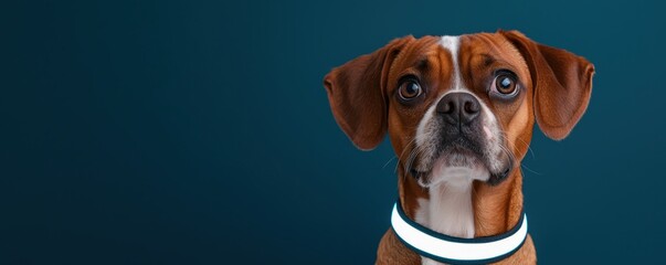 Reflective dog collar