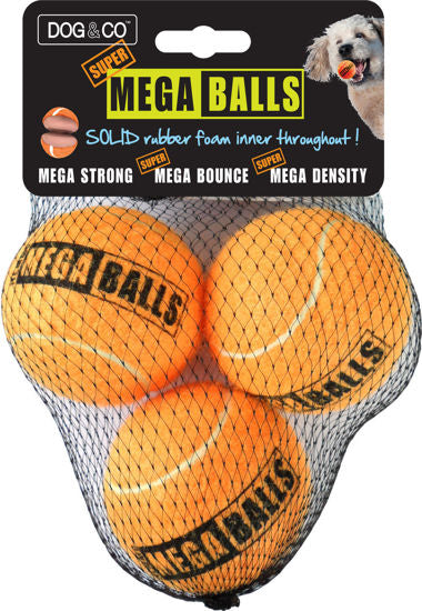 Super Mega Balls - Pack of 3 Orange