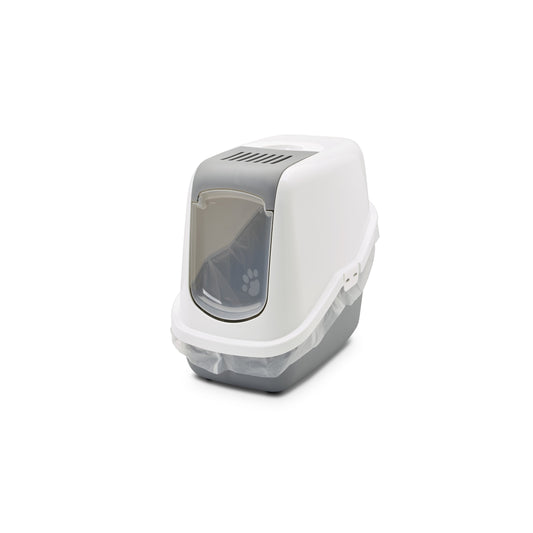 Nestor Cat Toilet With Filter White/CoolGrey