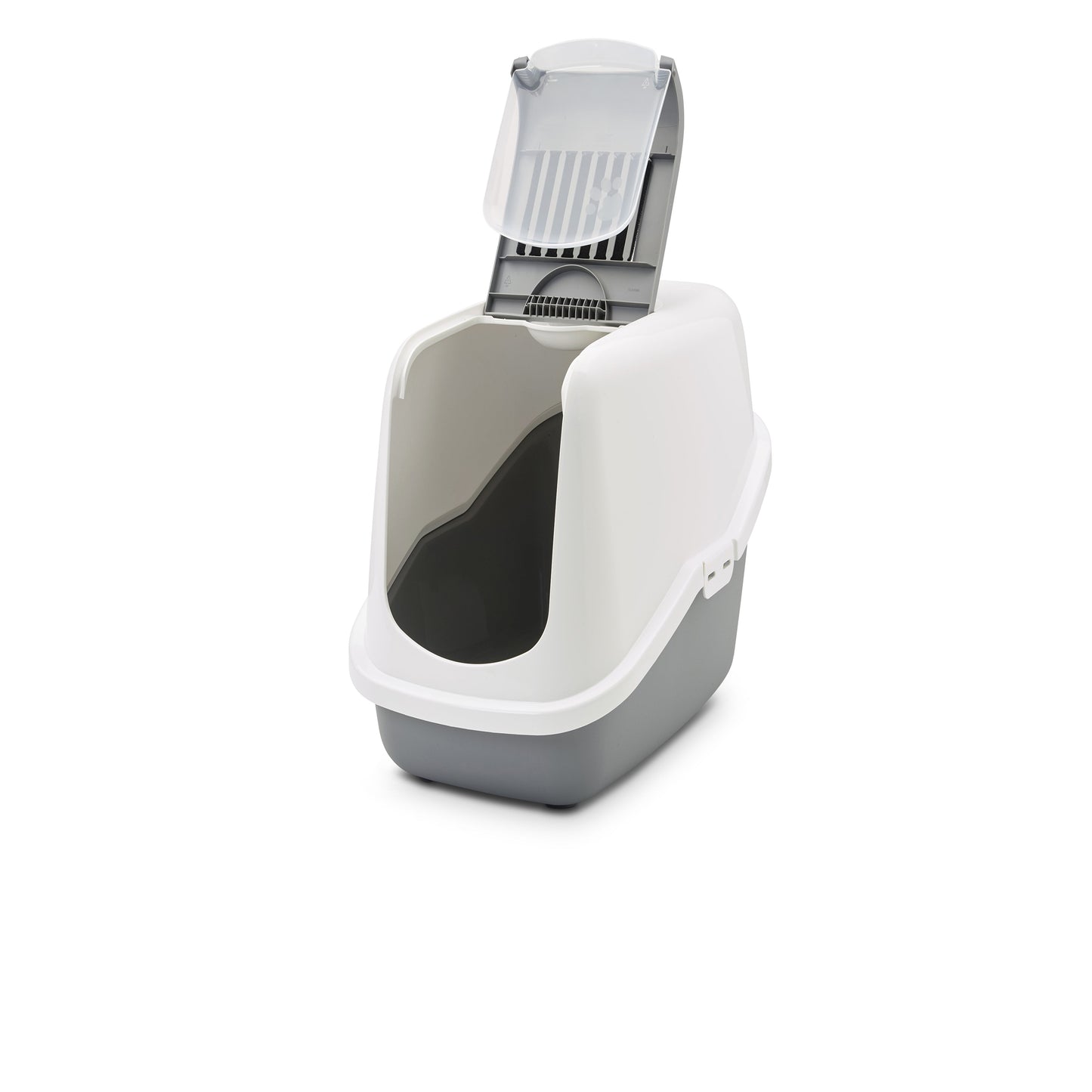 Nestor Cat Toilet With Filter Wh/CoolGrey