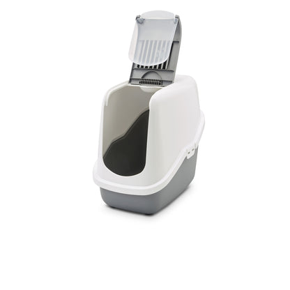 Nestor Cat Toilet With Filter Wh/CoolGrey