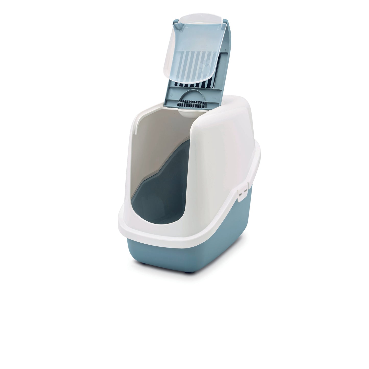 Nestor Cat Toilet With Filter Wh/CoolGrey