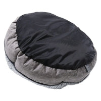 Luxury Fleece Lined Round Plush Sofa Dog Bed 19" x 19"