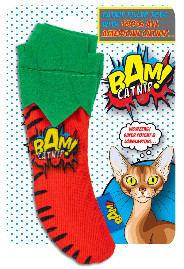BAM! Catnip Filled Chilli Cat Toy