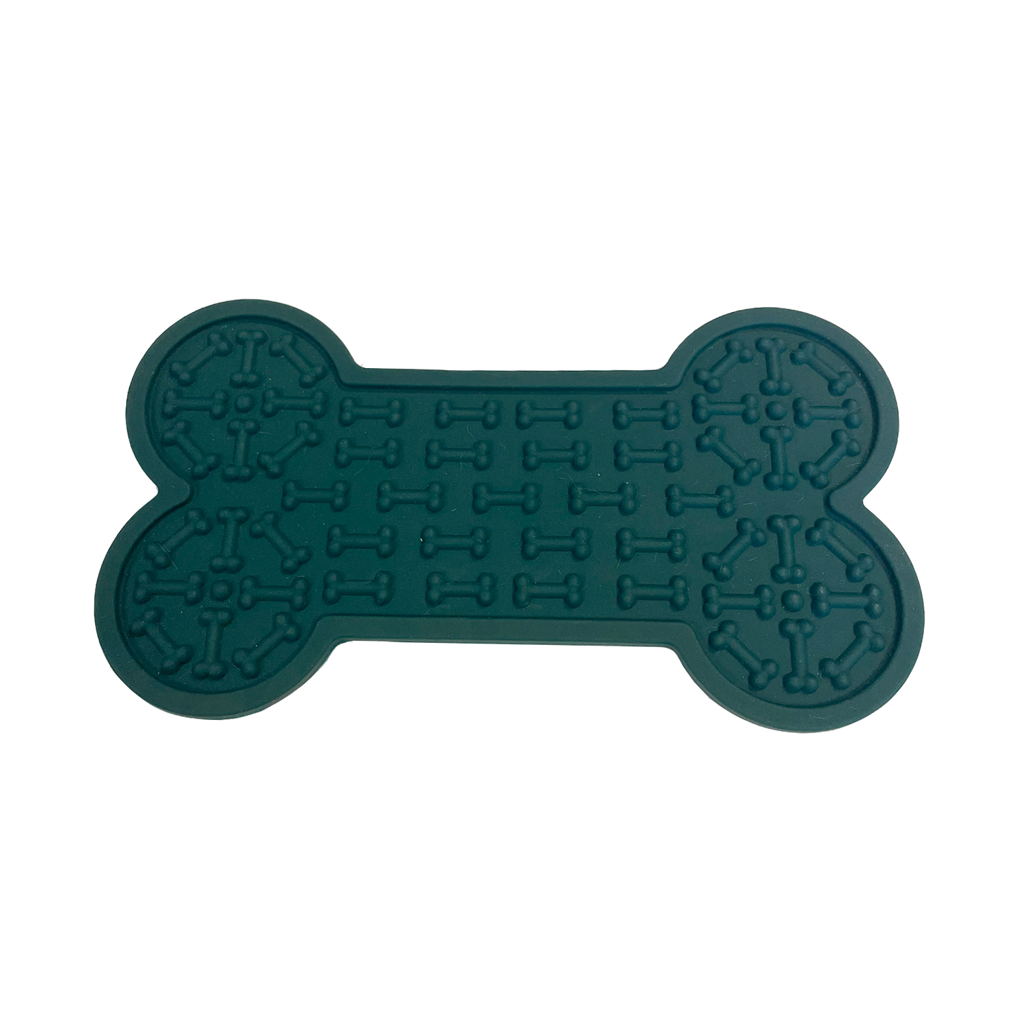 Pet Lick Mats-Silicone Bone Small Blue