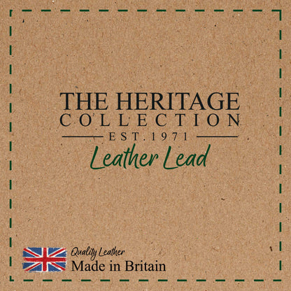 Ancol Heritage Leather Lead Tan 100cm x 19mm / 50kg