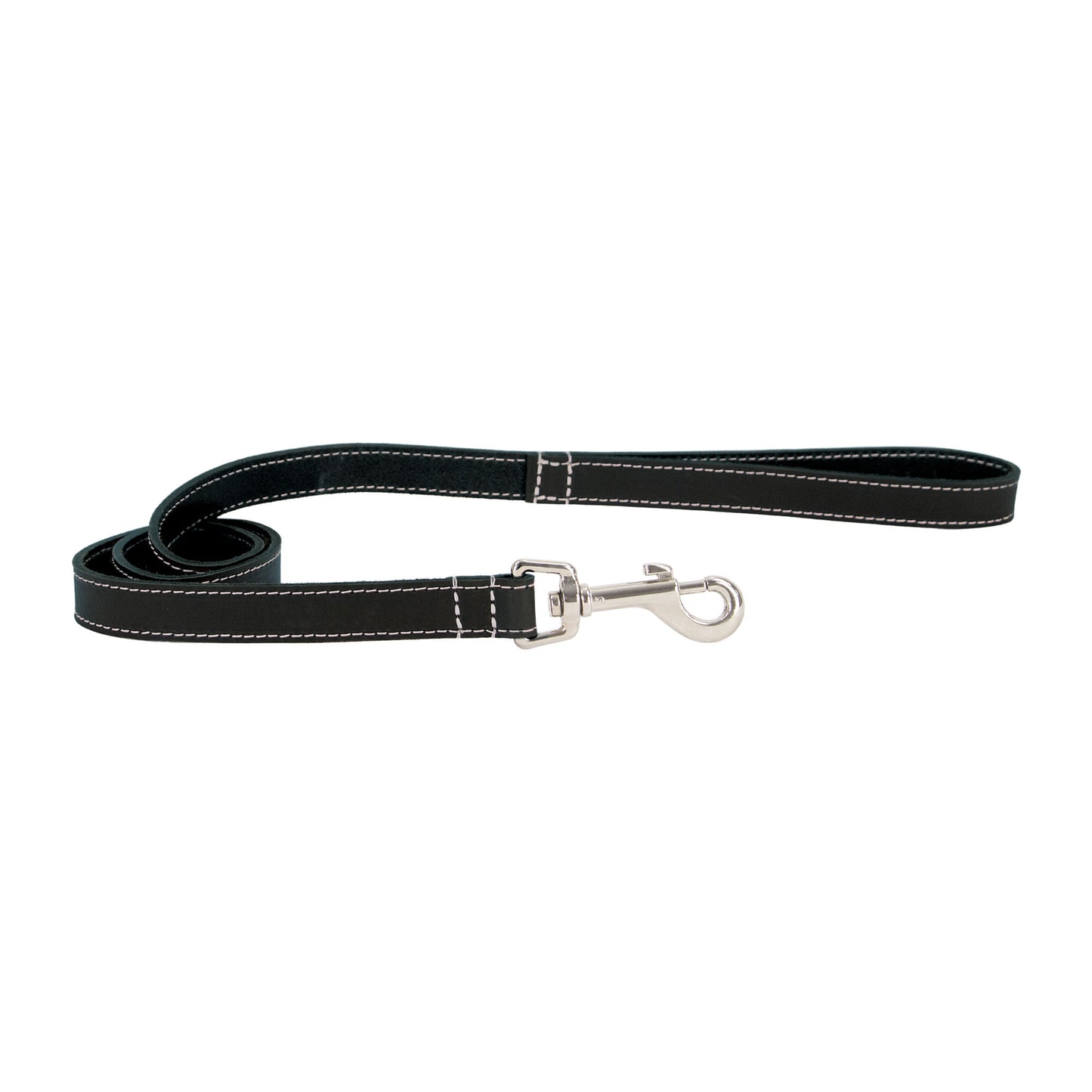 Ancol Heritage Leather Lead Black 100cm x19mm / 50kg