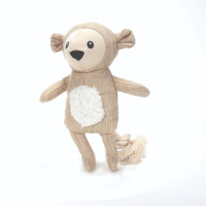 Buster Beau Recycled Boutique Monkey Dog Toy 20cm