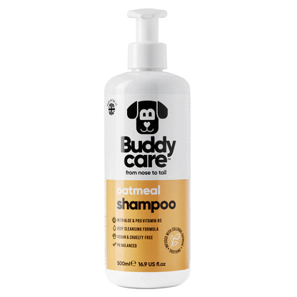 Buddy Care Dog Shampoo - Oatmeal - 500ml / 16.9 fl oz