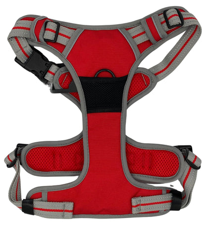 Hem and Boo Sports Dog Harness Red