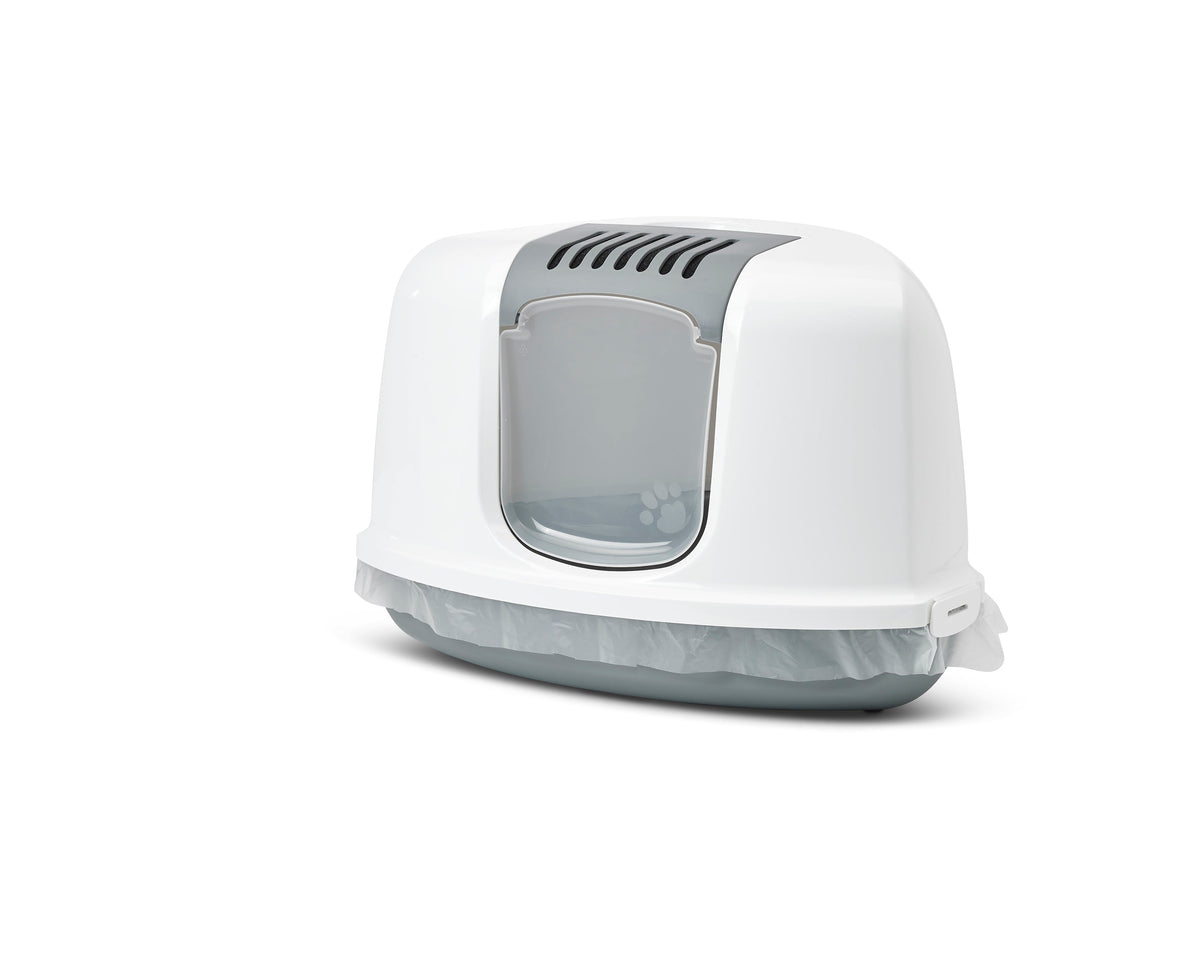 Nestor Corner Cat Loo W Filter Wh BlueStone