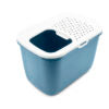 Hop In-Top Entry Cat Litter Tray- Bluestone