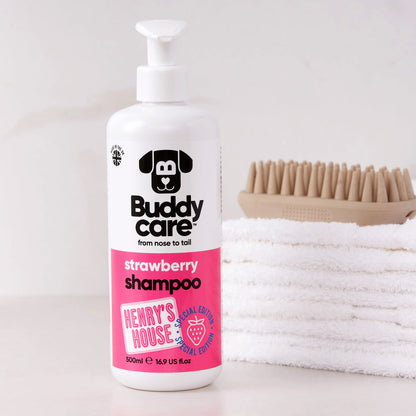 Buddy Care Dog Shampoo - Strawberry - 500ml / 16.9 fl oz