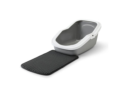 Savic Nestor & Aseo Cat Litter Catcher Mat - black