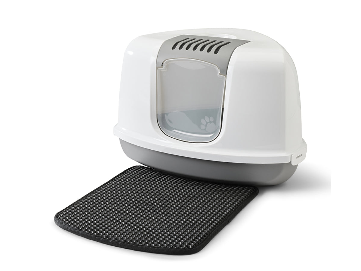 Savic Nestor Corner & Rincon Cat Litter Catcher Mat - black