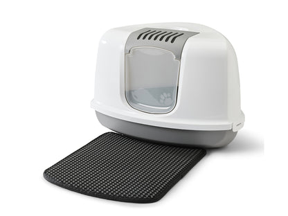 Savic Nestor Corner & Rincon Cat Litter Catcher Mat - black