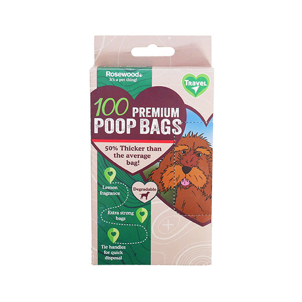 Degradable Dog Poo Bag 100pc