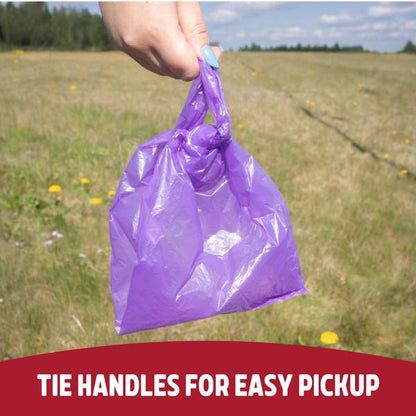 1000 Poop Bags - 40 Rolls of 25 Bags With Tie Handles