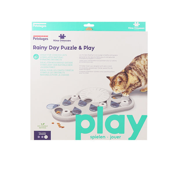 Nina Ottoson Rainy Day Puzzle Play Cat Enrichment Toy