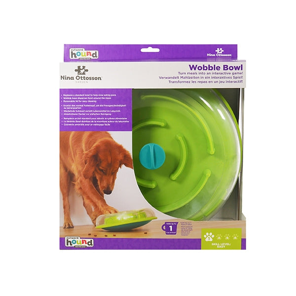 Nina Ottosson Wobble Bowl Dog Puzzle Toy