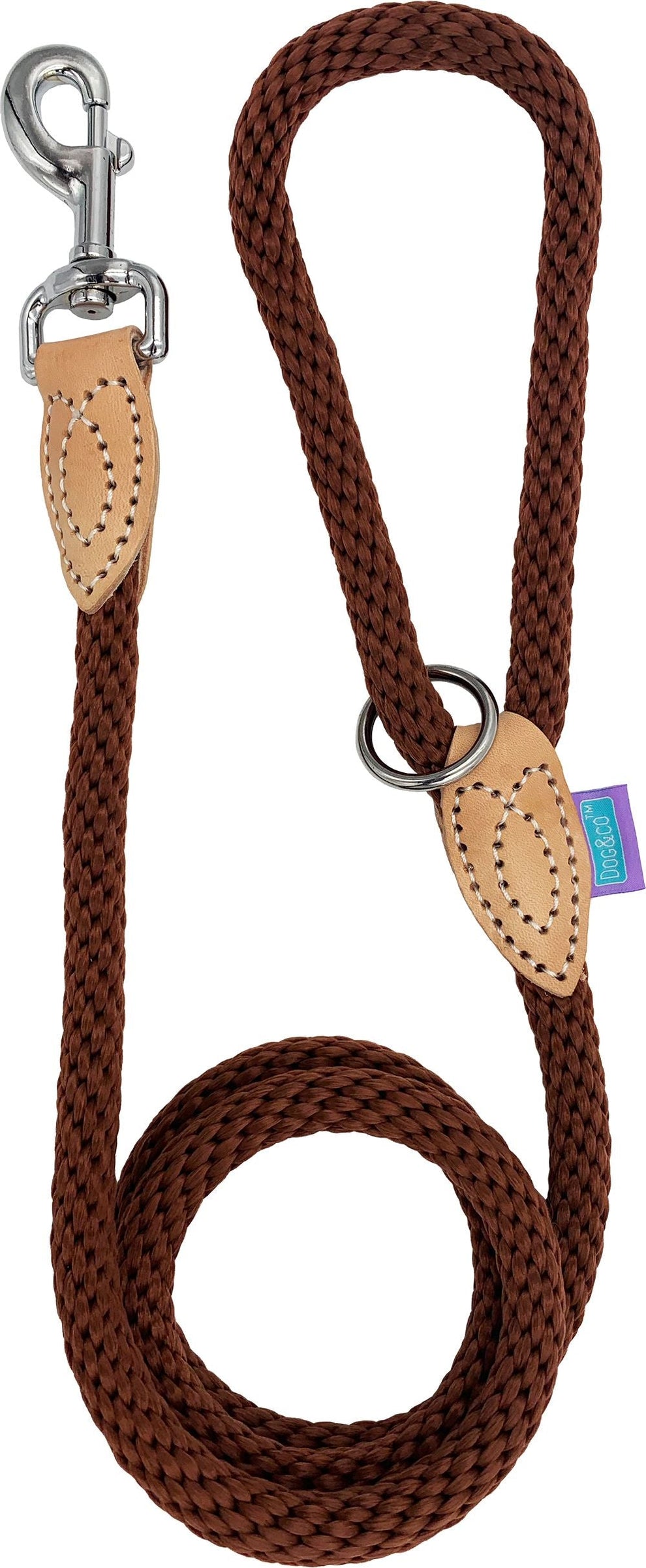 Thin Soft Touch Rope Trigger Lead - Med/Large Brown – ePaws Pet Supplies