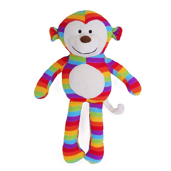 Chubleez Sonny Monkey Toy in Rainbow