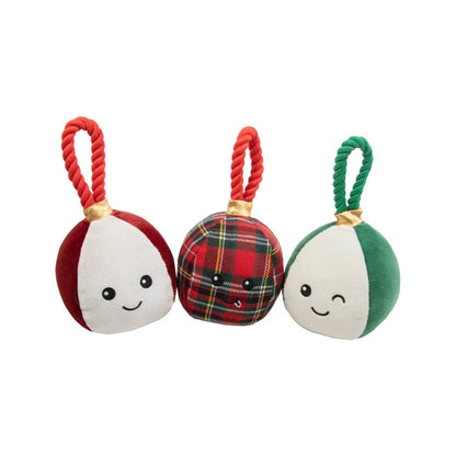 Bauble Buddies Assortment Christmas Plush Dog Toy