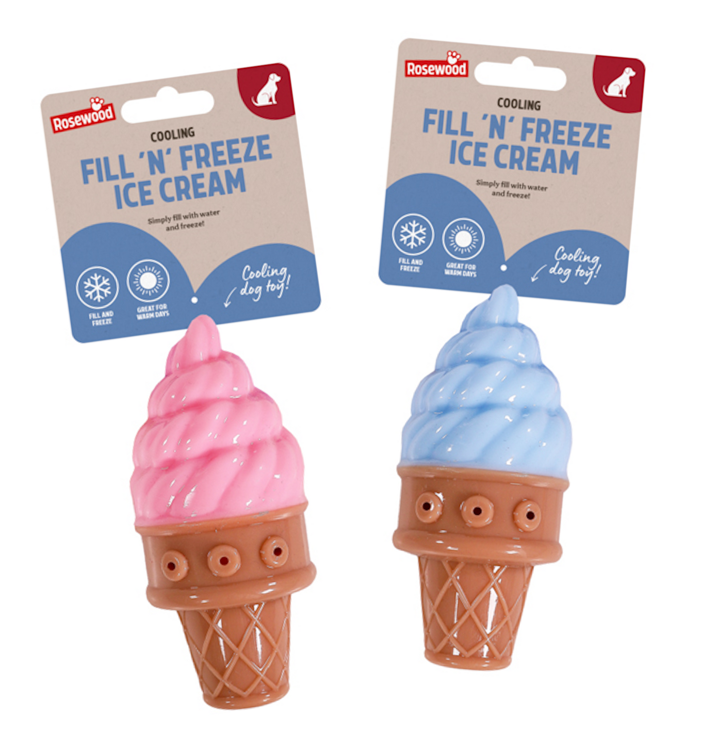 Rosewood Dog Cooling Fill and Freeze Ice Creams
