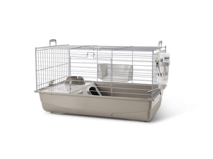 Savic Nero 2 De Luxe Small Animal Cage - silver-warm grey
