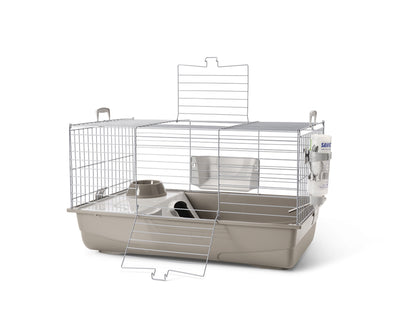 Savic Nero 2 De Luxe Small Animal Cage - silver-warm grey