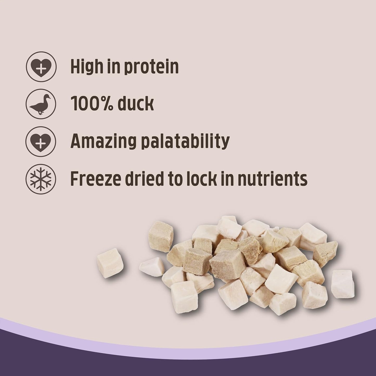 Rosewood Freeze Dried Duck Bites for Cats 15g