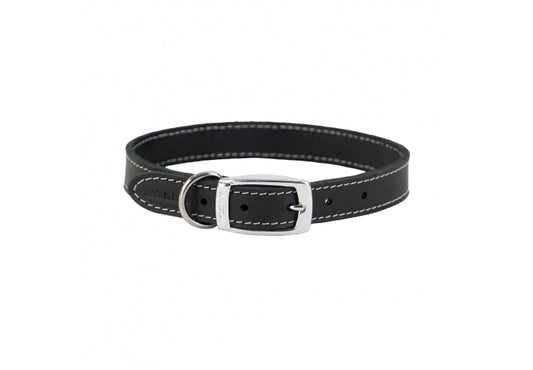 14" Plain Sewn Collar Black Size 2