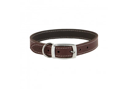 16" Plain Sewn Collar Oxblood Size 3