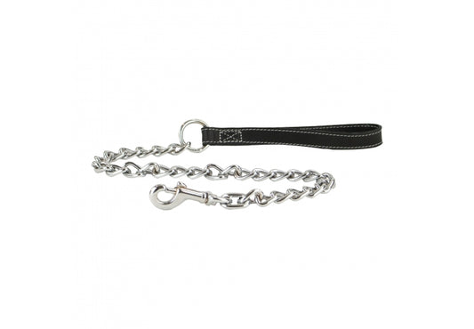 Extreme Padded Heavy Chain Lead Black 80cm